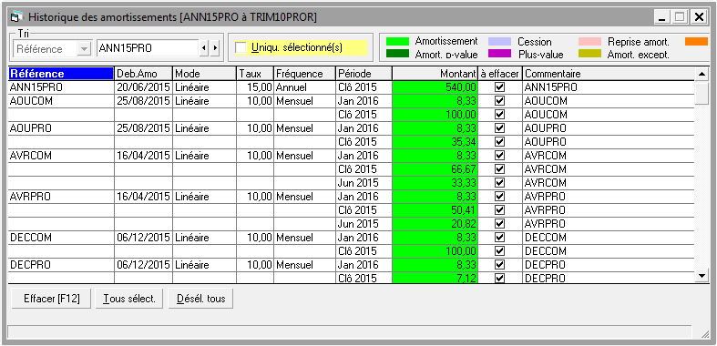 Le calcul des amortissements - Help On line WinBooks Classic FR - WinBooks help and documentation